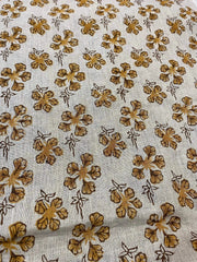 Kaelith Block Print Handloom Linen Fabric